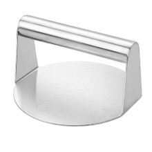 Stainless Steel Burger Press 16cm Precise Round Hamburger Patty Maker for Easy Grilling and Storage