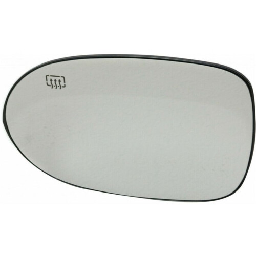 2X Left Door Wing Side Mirror Glass Heated with Backing Plate for  Compass 2007 - 2017 1