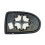 2X Left Door Wing Side Mirror Glass Heated with Backing Plate for  Compass 2007 - 2017 5