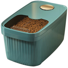 (Light The Luxury Of Green, L) Large Pet Food Storage Container for Dog/Cat/Bird