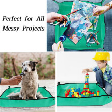 2X Plant Repotting Mat Waterproof Transplanting Mat Indoor Portable Square Foldable Easy