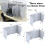 Folding Desk Privacy Panel Acoustic Desk Divider for Office Noise Reduction 2