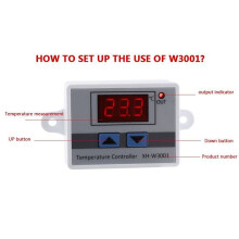 3X 12V Digital LED Temperaturregler Thermostat Steuerschalter