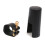 4X Plastic Clarinets Nozzle Cap with PU Ligature Black 2