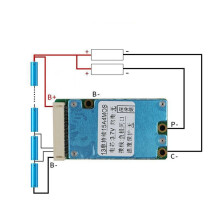 2X BMS 13S 48V Li-Ion Lithium 18650 Battery Pack Balancer Charge Board Equalizer Common/Separate Port for Escooter(20A)