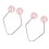 Dimple Trainer for Face Cheeks Piercing 2 Pack Easy Wear Pink Improves Smile 8