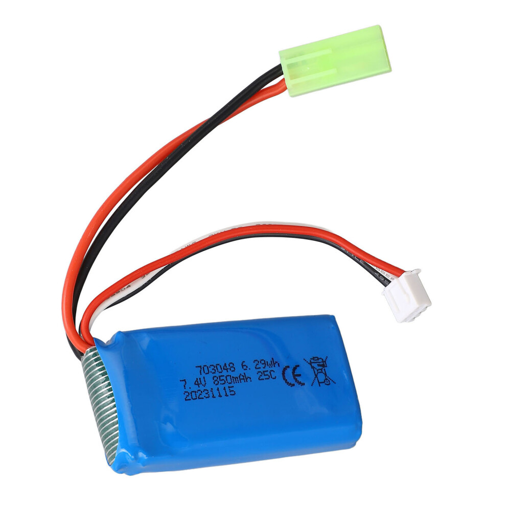 7.4V 850mAh Lithium Polymer Battery 703048 for RC Airplanes