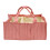 Faltbarer Baby-Windel-Organizer mit Griffen, Pink, Polyester 2
