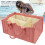 Faltbarer Baby-Windel-Organizer mit Griffen, Pink, Polyester 5