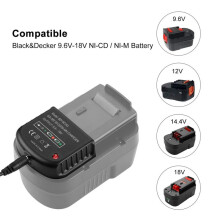 2X 9.6V-18V Multi-Volt Battery Charger for Ni-Cd Ni-Mh Battery Hpb18 Hpb18-Ope Hpb12 Hpb14 Fs120Bx US Plug