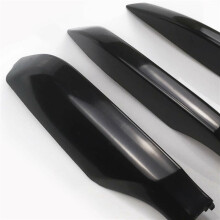 8Pcs Black ABS Car Roof Rack Cover Rail End Shell Protect for Prado FJ150 2010-2019