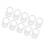 30 Pcs Button Silicone Ring Mam Pacifier Holder Mannequin Clip Adapter Transparent 6