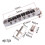 2X LP Bridge Tune O Matic Bridge Adjustable Chrome Plated Guitar Bridge for Guitars Musical Replacement Accessory 6
