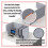 3Panel Foldable Desk Divider, Sound Absorbing Desk Privacy Panel Sneeze Guard for Workstations 3