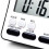 6X Küchen-Timer, Countdown, Countdown, Multifunktionaler Wecker, Schreibtischuhr, Schwarz 7