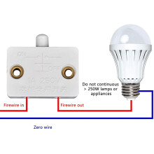 Interruptor LED de Puerta de 12 Piezas para Luz de Armario, para Armario Despensa Gabinete, Negro