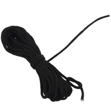 2X Paracord 550 Paracadute Corda 7 Corda Centrale per Corda Da Campeggio Da Arrampicata -Nero 25FT