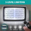 2pcs 4X Large Magnifying Glass with Light for Reading,Lighted Magnifier with 10 LED Foldable Handheld Magnifiers 3