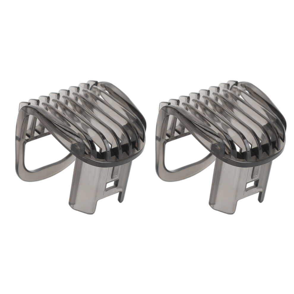 2pcs ABS Replacement Comb for QT4003 Beard Trimmer - Washable Grooming Accessory