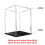 Acrylic Display Case, Clear Plastic Box , Dustproof Storage Showcase for Collectibles, Dolls, Car Models C 3