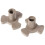 6X Microwave Turntable Coupler Microwave Oven Turntable Roller Guide Support Glass Tray Drive Coupling Replacement Parts 6