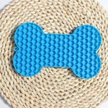 (red) Pet Slow Feeder Mat - Safe, Flexible & Anti-Choking