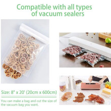 Vacuum Sealer Bags Rolls 9 Pack for Food Saver, Heavy Duty Vacuum Storage Bags for Sous Vide Cooking, Freezer