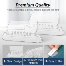 Schede per Cartelle di File, 200 Set di Etichette per Cartelle di File Sospese Linguette In Plastica da 2 Pollici e Inserti per Cartelle di File