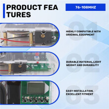 FM Radio Kit DIY Soldering Project Adjustable Wireless Receiver LCD Display FM Digital Radio Module DIY Kits for Leaning