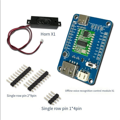 SU-03T Offline Speech Recognition Control English Chinese Recognition Support GPIO Port Control Multi-Function Module 2
