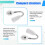 2X 19cm Long Flexible  Neck E27 to E27 LED Light Bulb Extension Adapter 6
