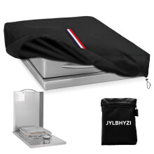 Outdoor Grill Burner Cover for Blaze Single Side Burner, Waterproof UV Resistant Heavy Duty with Handles, 20x12x4 Inch Black