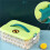 8X Dumplings Box Storage Box Refrigerator Dumpling Freezing Multi-Layer Freeze Quick-Freeze Dumpling Box Green 6