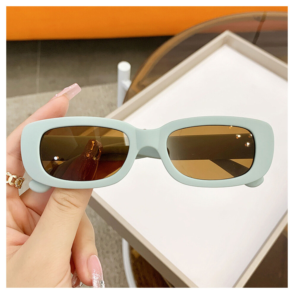 Roc-Electron Blue ( Tea Tablets) Kids Uv Sunglasses - Vintage Square Mirrored Lens