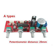 2X LM1036 Tone Board with Treble Bass Volume Adjustment Pre-Amplifier Tone Board Using LM1036 Tone Chip(A Type)