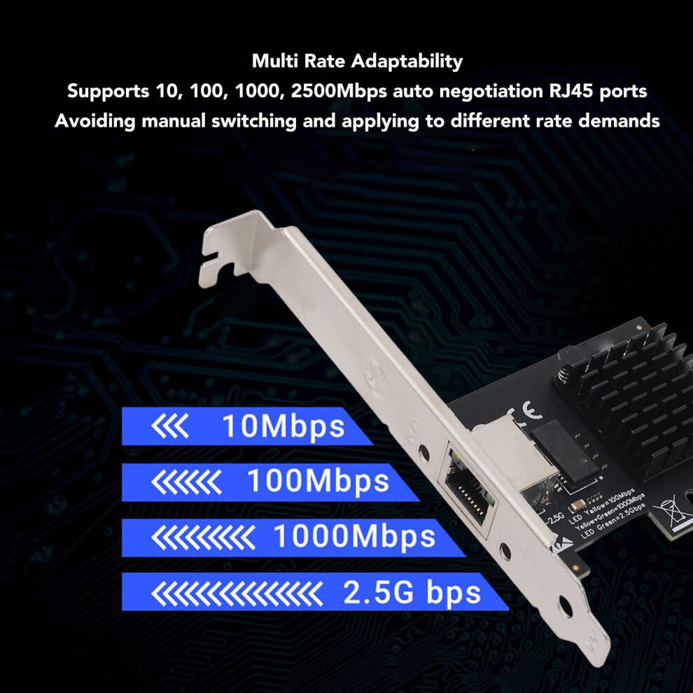2.5G Pcie Nic Rtl8125b Rj45 Adapter 7340572889461
