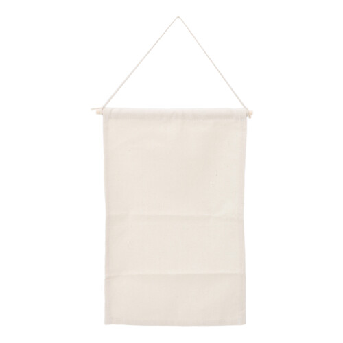 Brooch Storage Hanging Flag Canvas with Wood Frame