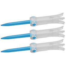 Faltbares Golftee Anti-Flug-Übungszubehör Blau 85mm