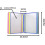 Display Book Desktop Reference System with 10 DoubleSided Panels, Dual Use Mounting, Colorful, Waterproof 2