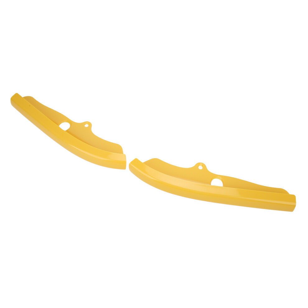 2Pcs Abs Front Bumper Lip Protector For Dodge Challenger 2015-2020 8771389049035
