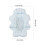 Baby Bath Seat Floating Foldable Support Mat, Blue Water Drop, 57cm 2