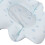 Baby Bath Seat Foldable Soft Support Mat, Blue Water Drop, 57cm 10