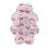Baby Bath Seat Pink Rainbow, Foldable, Soft, Comfortable, 57cm 11