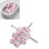 Baby Bath Seat Pink Rainbow, Foldable, Soft, Comfortable, 57cm 15