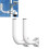 Stainless Steel Wireless Bridge Mount – 2Pcs 150 Adjustable J Pole Bracket 8