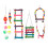 Colorful Parakeet Toy Set, 11 Sets, Swing Hammock 2