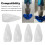 Vacuum Filter Bags 5PCS for Pool Cleaner Reusable Polyester Fits Most Models 7