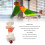Calcium Cuttlefish Bone Parrot Toy Hand Woven 4