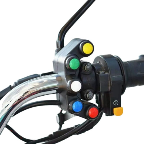 Motorcycle Electric Vehicle Modification Five-Position Handlebar  for Turn Signals, Horn Headlights 1