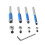10PCS Router Bits, Including 4 Flush Trim Router Bits 1/4 Shank, 4 Pattern Flush Trim Router Bits with 2 Impact Bits Et 8